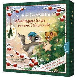 Der kleine Siebenschläfer: Adventsgeschichten aus dem Lichterwald Bohlmann, Sabine; Schoene, Kerstin (Illustrationen) Couverture rigide 