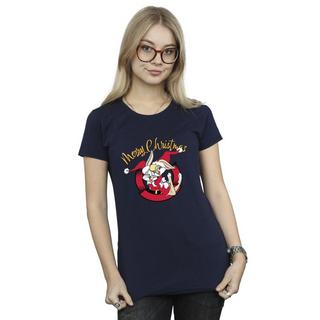 LOONEY TUNES Merry Christmas Bugs Bunny T-Shirt  