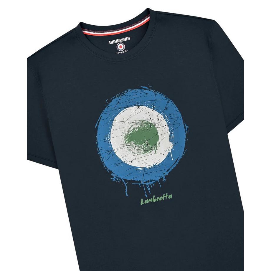 Lambretta Maglietta con Stampa Grafica  