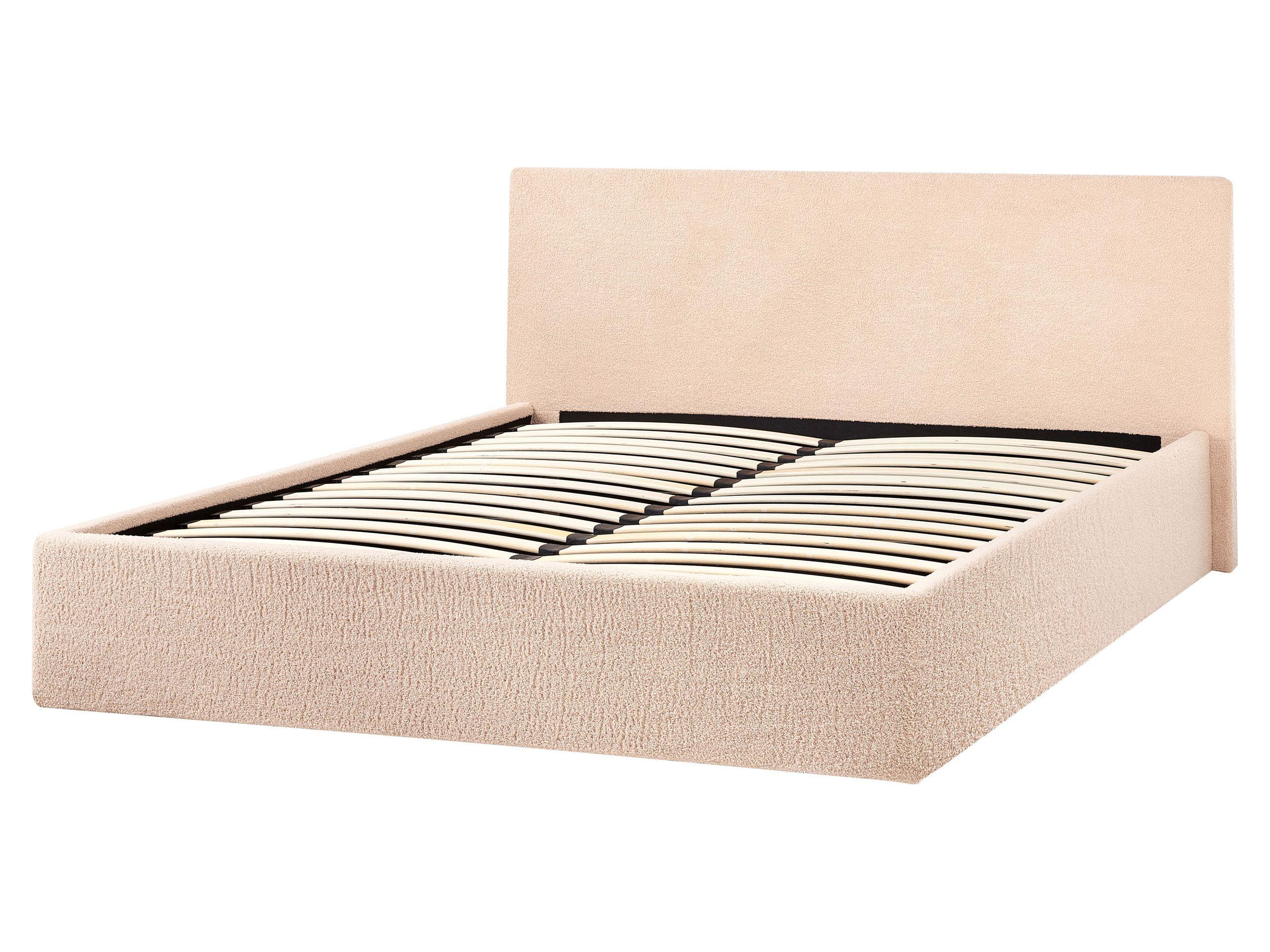 Beliani Lit ottoman en Bouclé Scandinave ORBEY  