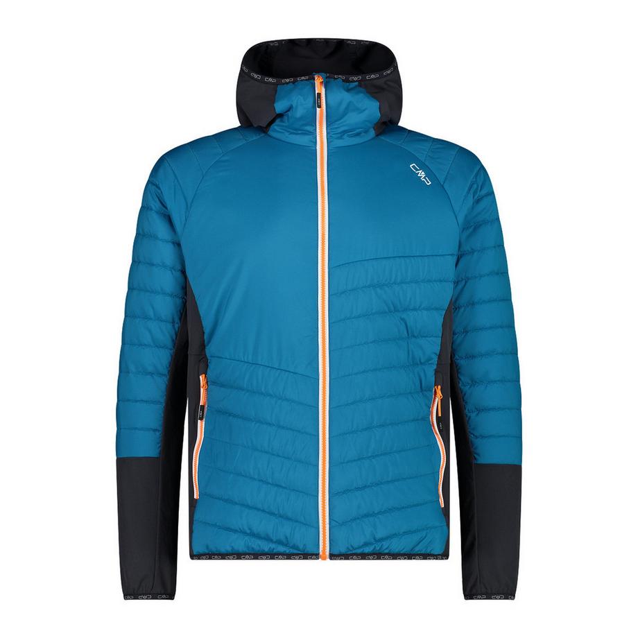 Hybrid-Daunenjacke mit Kapuze