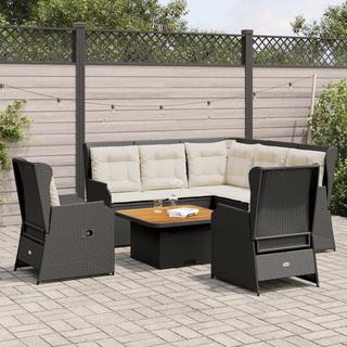 VidaXL set salotti da giardino Polirattan  