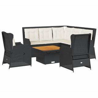 VidaXL set salotti da giardino Polirattan  