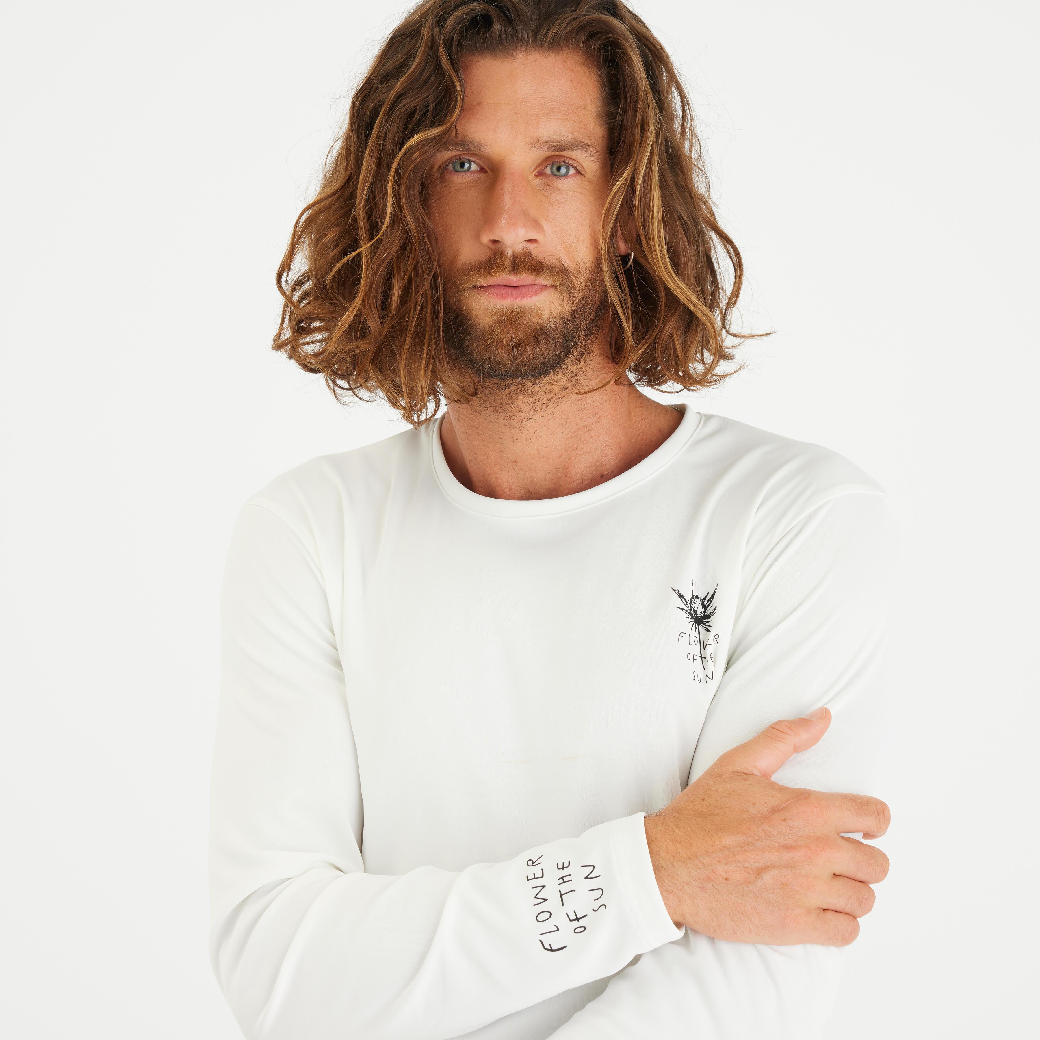 DECATHLON  Top uomo maniche lunghe protezione UV poliestere 