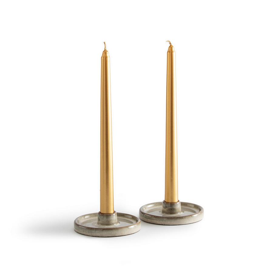 La Redoute Intérieurs  2er-Set glatte Kerzen Caspar 