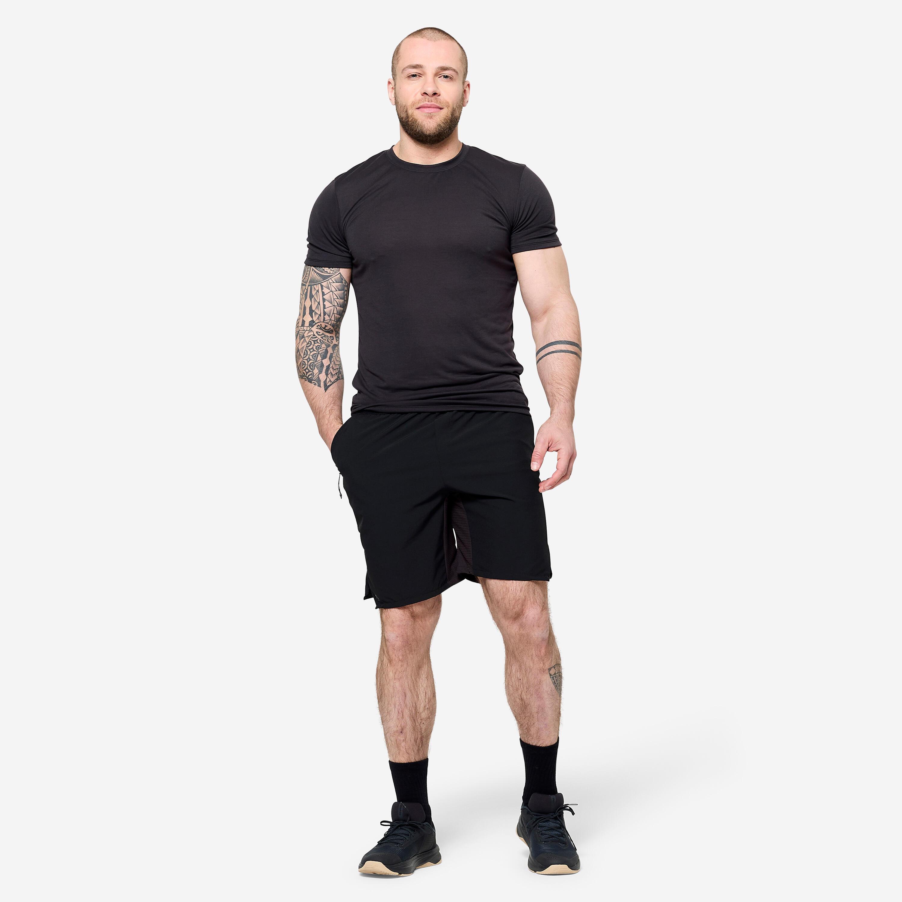 DOMYOS  Kurzarmshirt  Slim Fit Polyester 