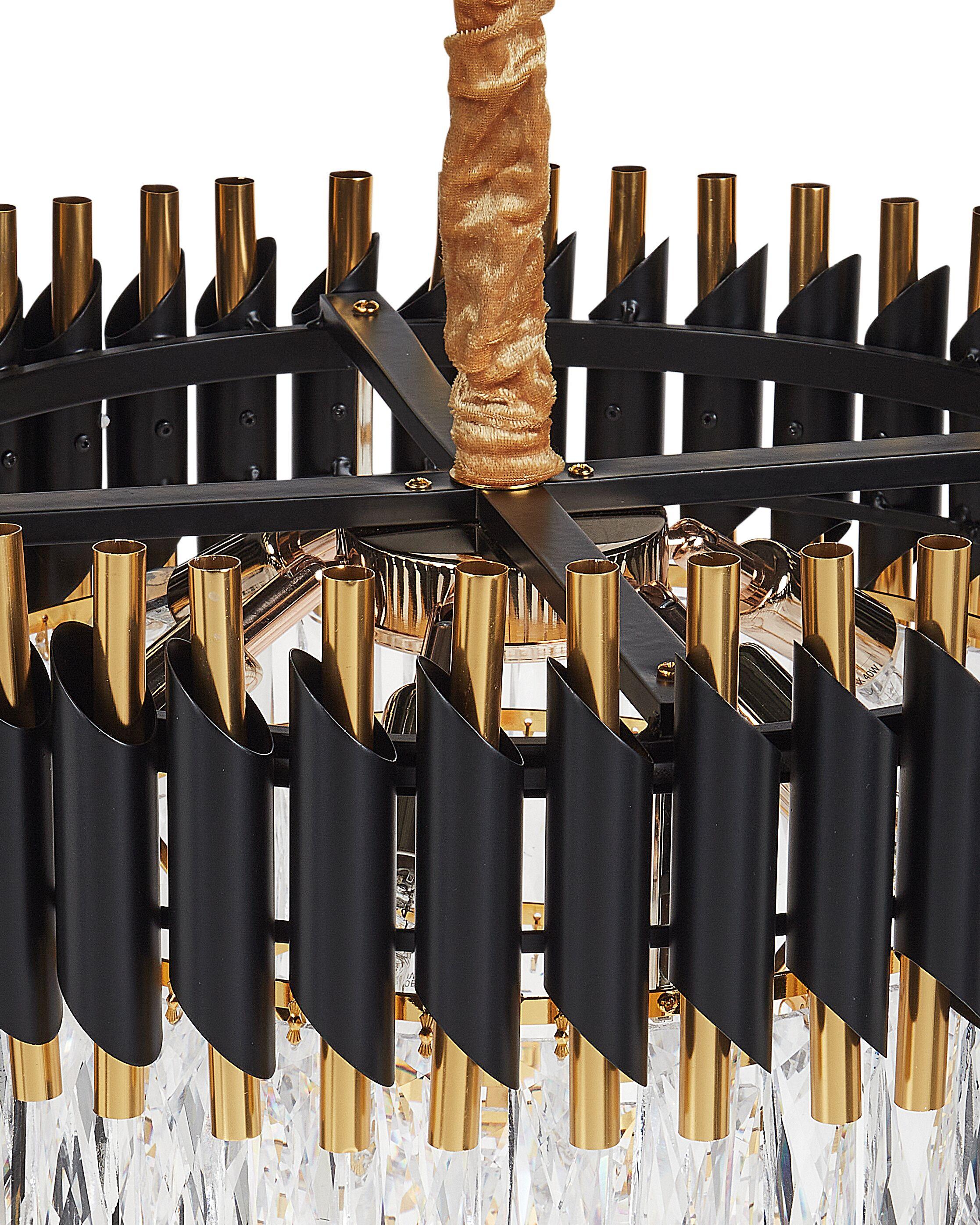 Beliani Kronleuchter aus Eisen Glamourös ABELLAS  