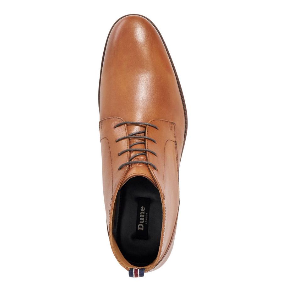 Dune London Bottines Minato en Cuir à Lacets  