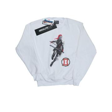 Avengers Endgame Painted Black Widow Sweatshirt