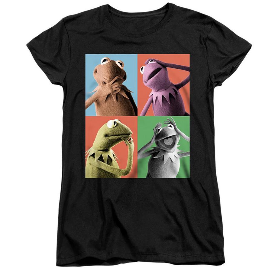 T-ShirtMotif Kermit La Grenouille Motiftyle Pose
