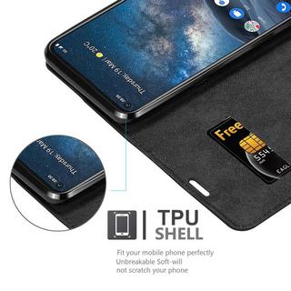 Cadorabo  Housse compatible avec Nokia 8,3 - Coque de protection avec fermeture magnétique, fonction de support et compartiment pour carte 