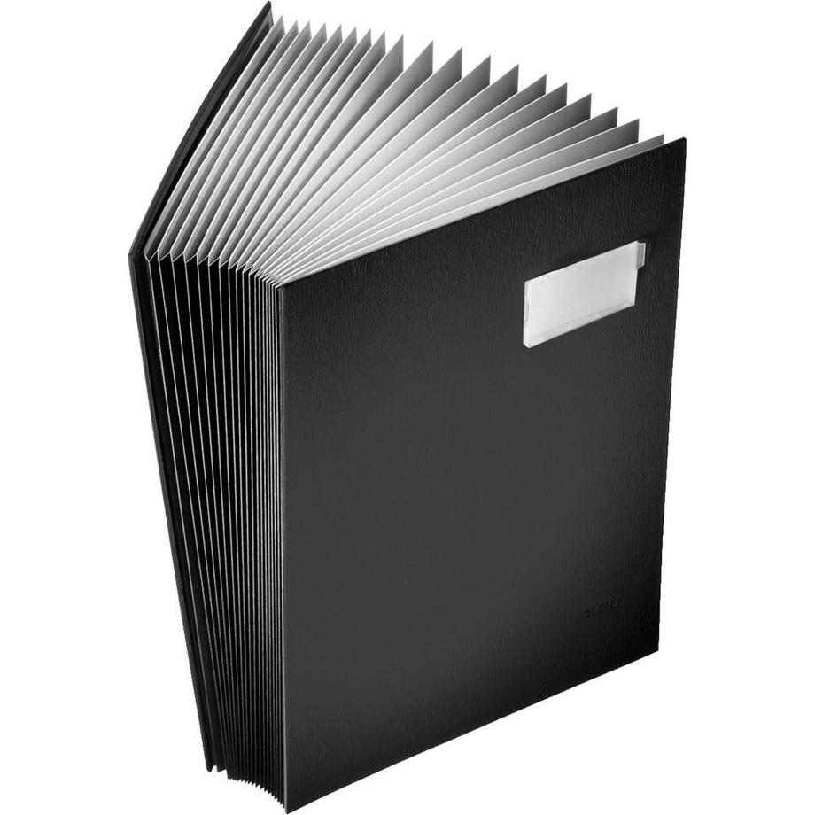 Leitz LEITZ Unterschriftsmappen 57000095 schwarz 20 Fächer  