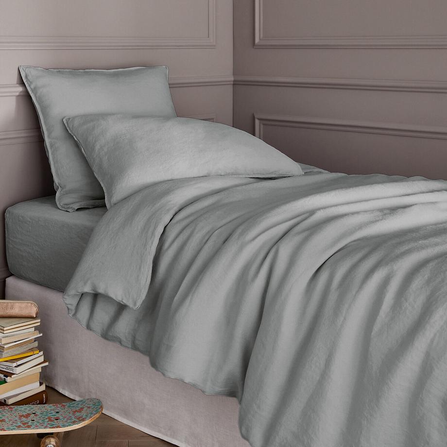 Housse de couette enfant lin lavé