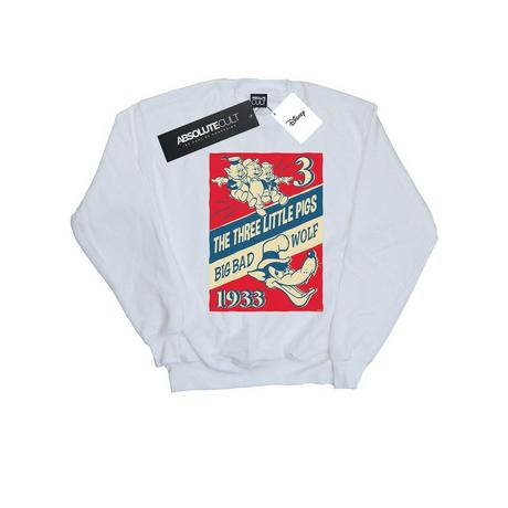 Disney  Three Little Pigs And The Big Bad Wolf Sweatshirt 