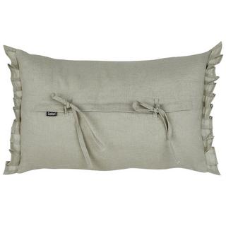 Beliani Dekokissen 2er Set aus Leinen Klassisch SASSAFRAS  