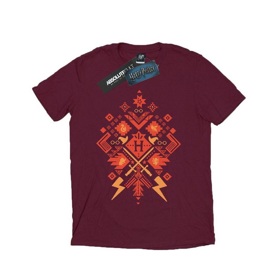 HARRY-POTTER Azteken-Print T-Shirt  