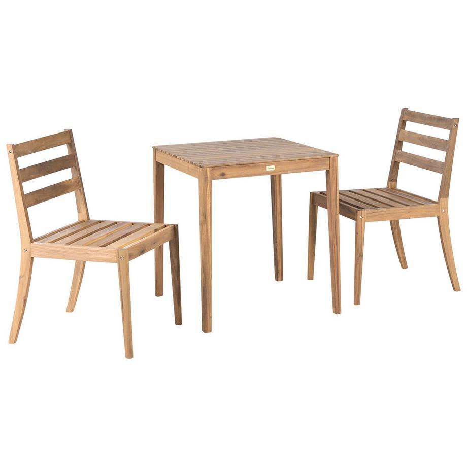 Set bistrot en Legno d'acacia certificato  CHIOGGIA