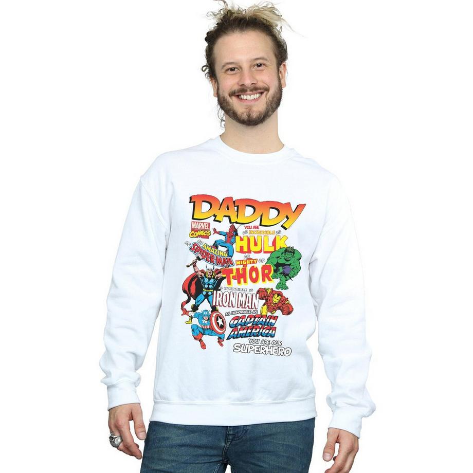 MARVEL Our Dad Superhero Sweatshirt  