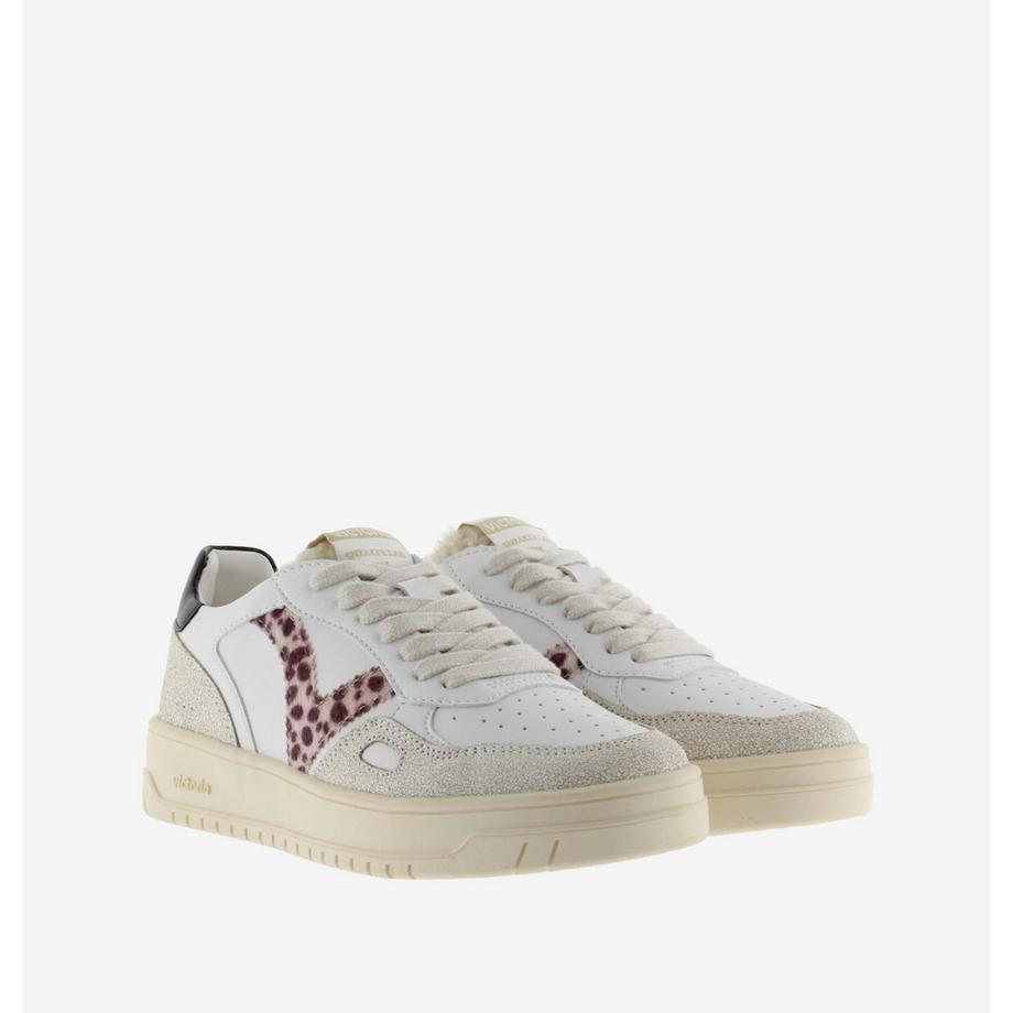 Victoria Baskets effet cuir animal  