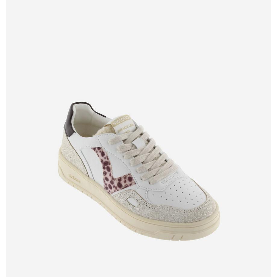 Victoria Baskets effet cuir animal  