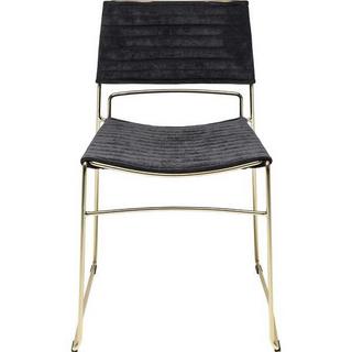 mutoni Stuhl Hugo Schwarz Gold  