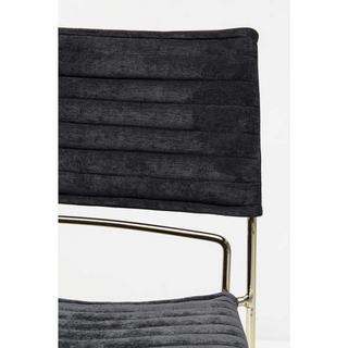 mutoni Stuhl Hugo Schwarz Gold  