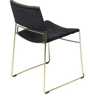 mutoni Stuhl Hugo Schwarz Gold  