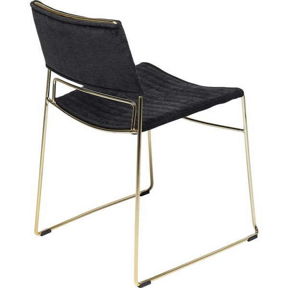 mutoni Stuhl Hugo Schwarz Gold  