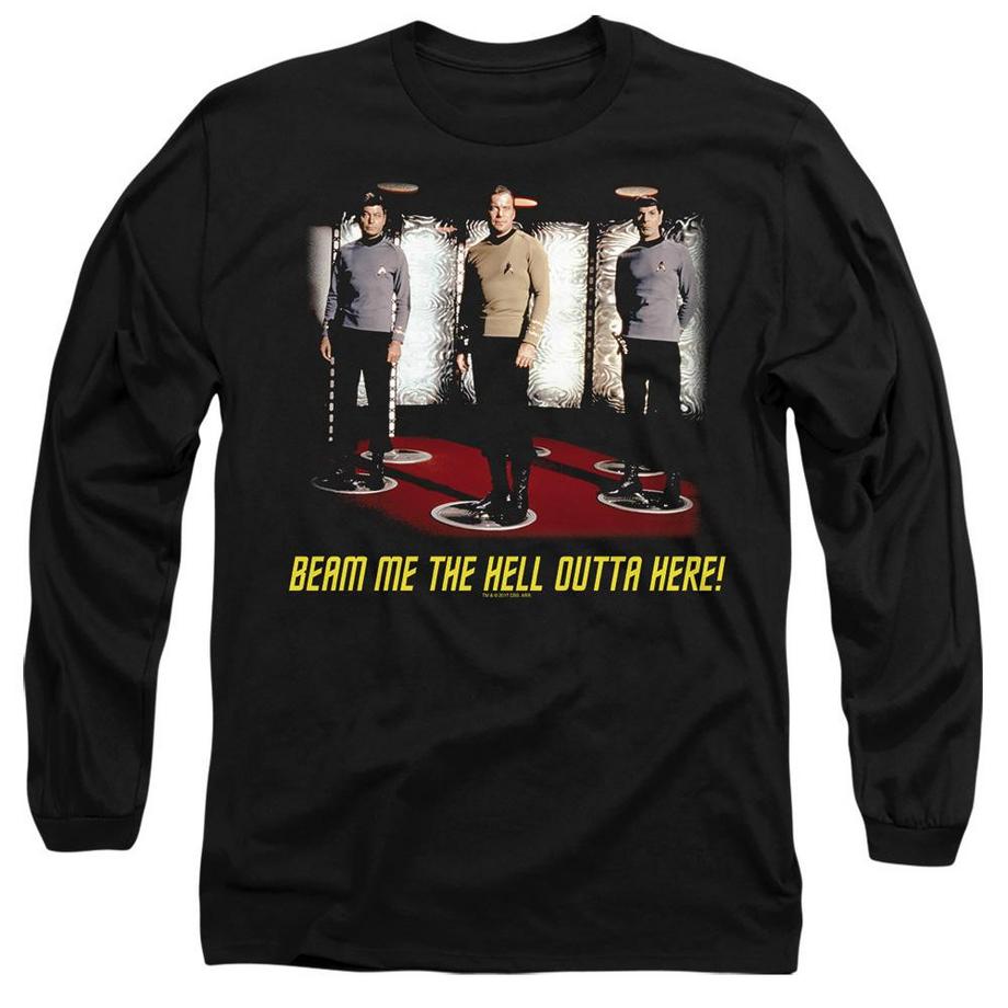 Star Trek Beam Me Out Grafikdruck T-Shirt  