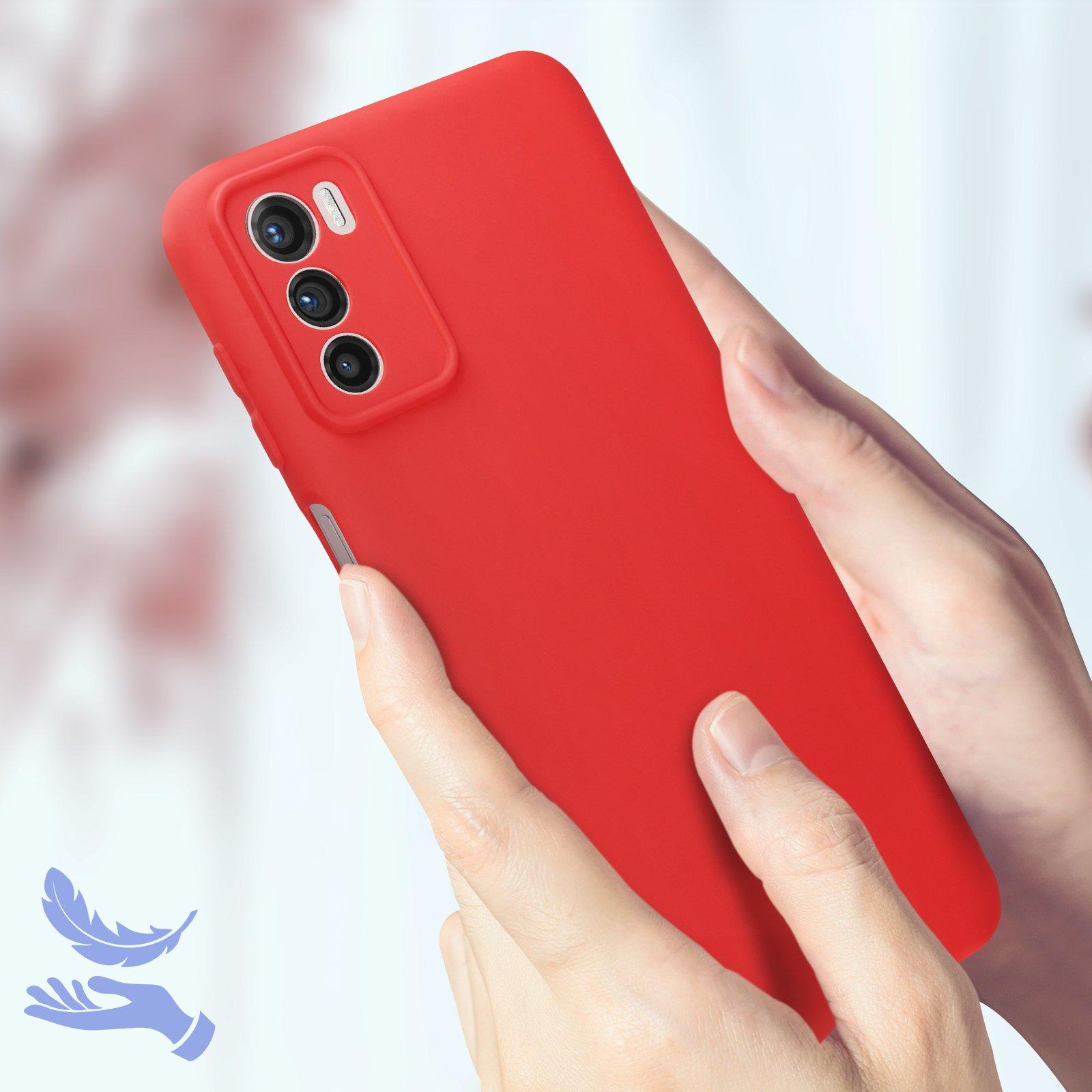 Avizar  Coque Motorola Moto G42 Rouge 