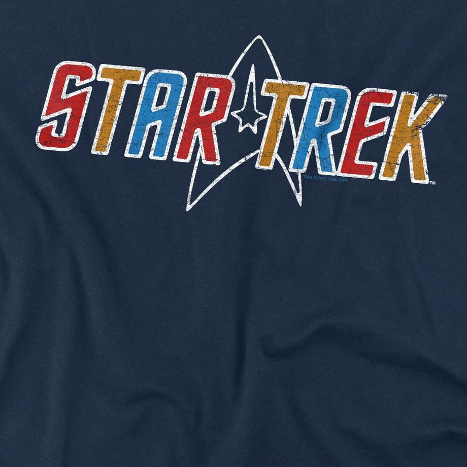 Star Trek Star Trek Logo Regular Fit Kurzarm T-Shirt  