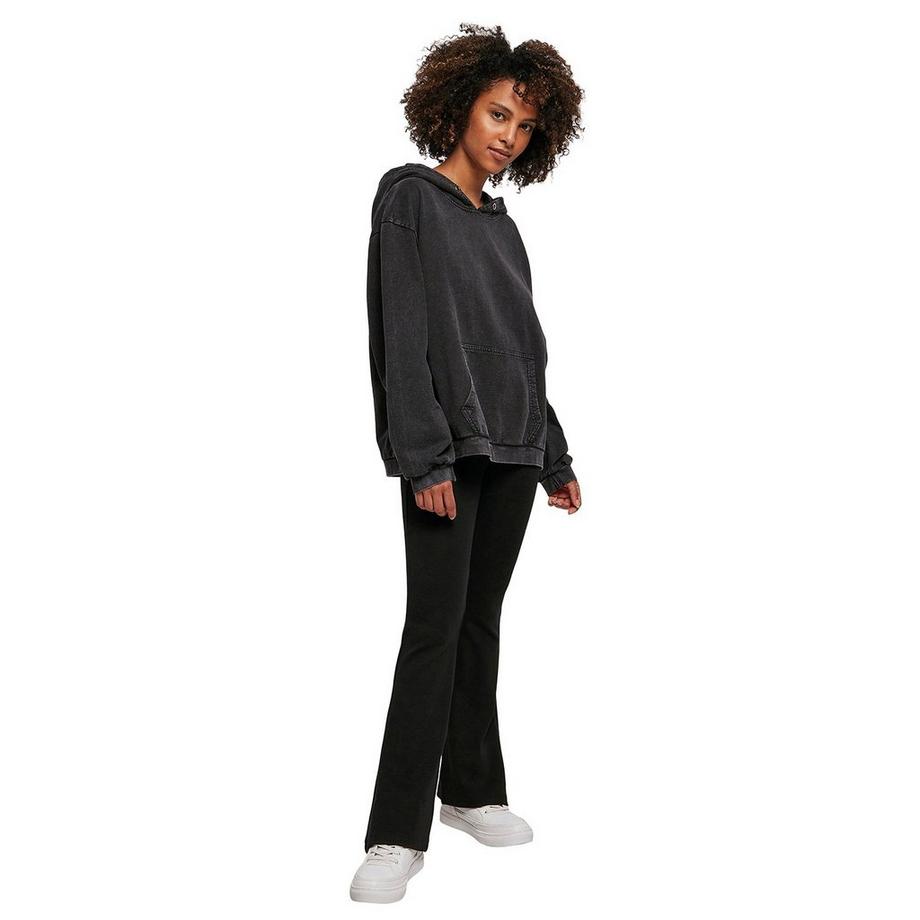 Build Your Own Felpa con cappuccio Acid Wash Oversized  