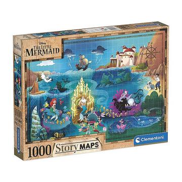 Puzzle Meerjungfrau Ariell Story Maps (1000Teile)