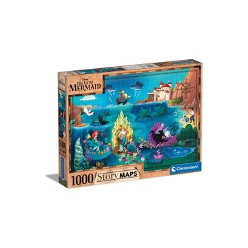 Puzzle Meerjungfrau Ariell Story Maps (1000Teile)