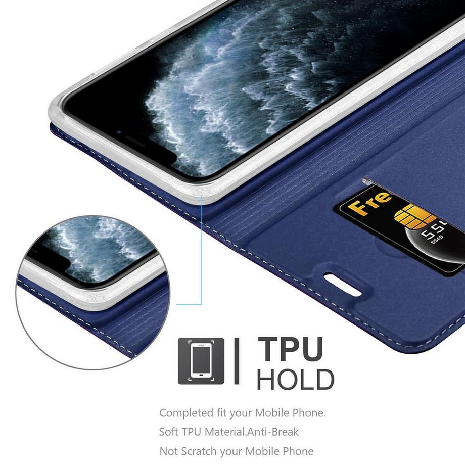 Cadorabo  Hülle für Apple iPhone 11 PRO MAX Magnetverschluss, Kartenfach 