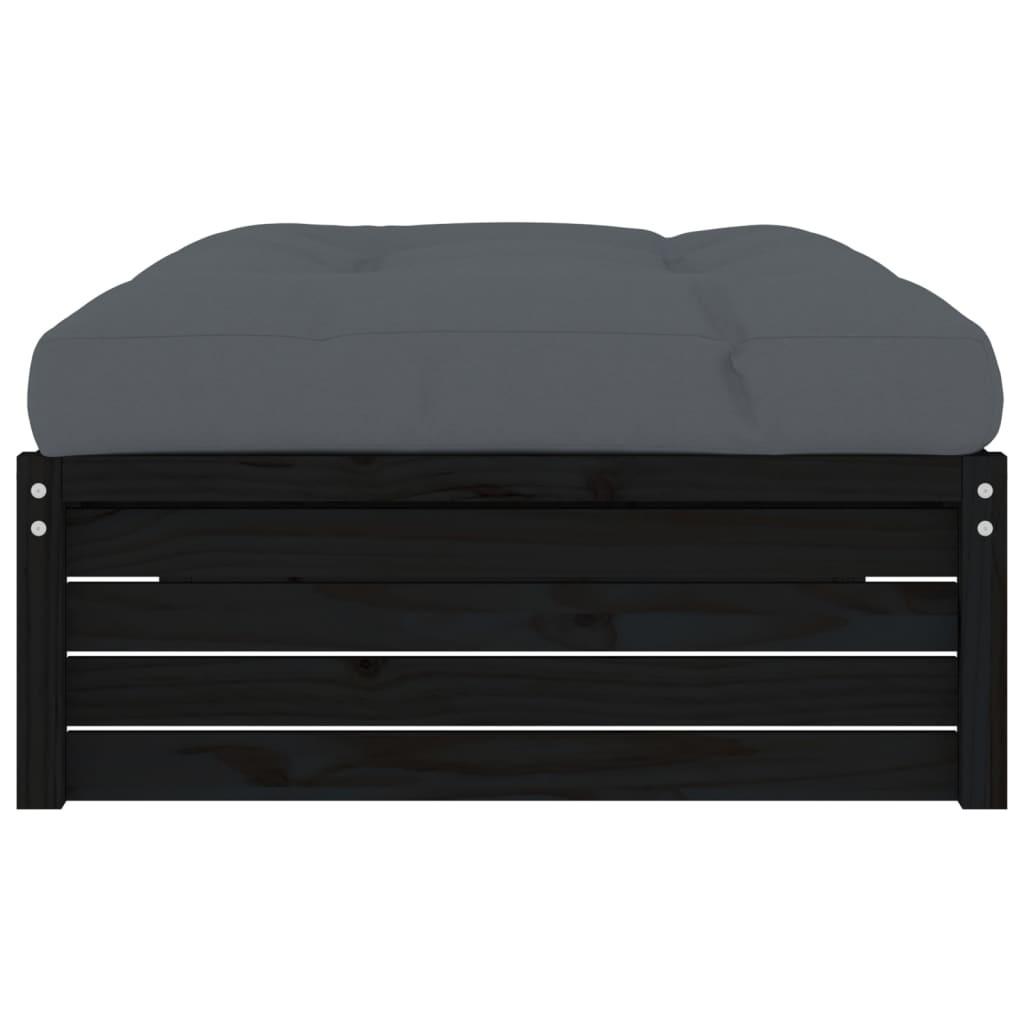 VidaXL Repose-pied de jardin bois de pin  