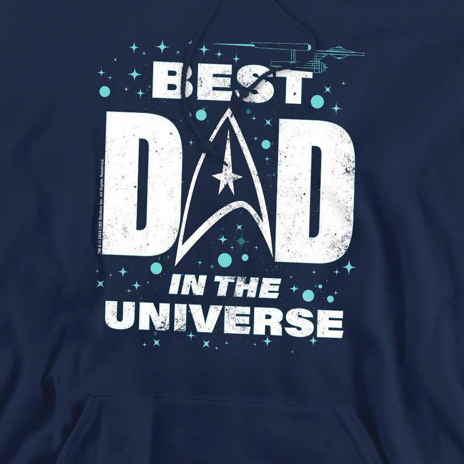 Star Trek Felpa con cappuccio Best Dad in the Universe  