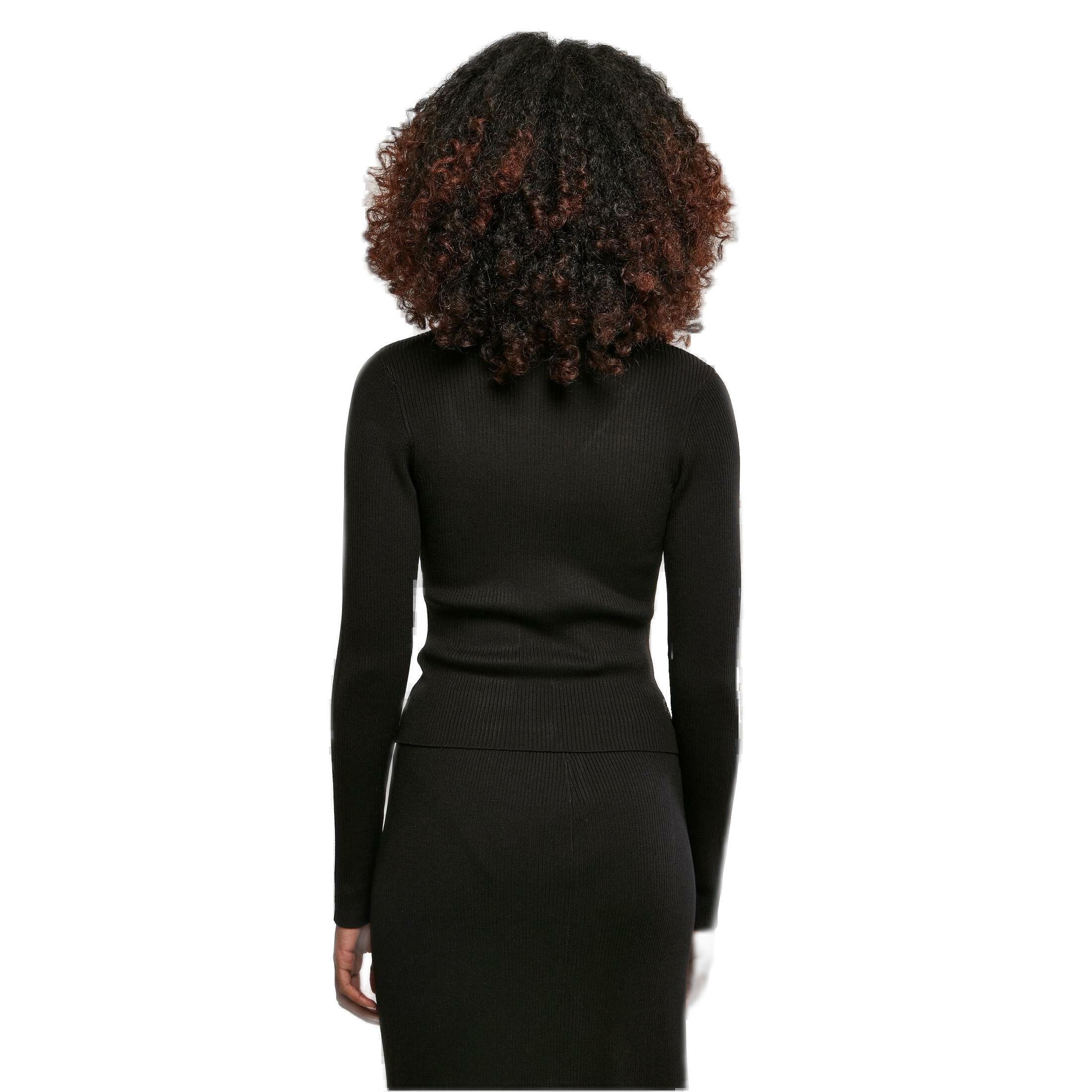 URBAN CLASSICS Cardigan corto a maglia a coste  