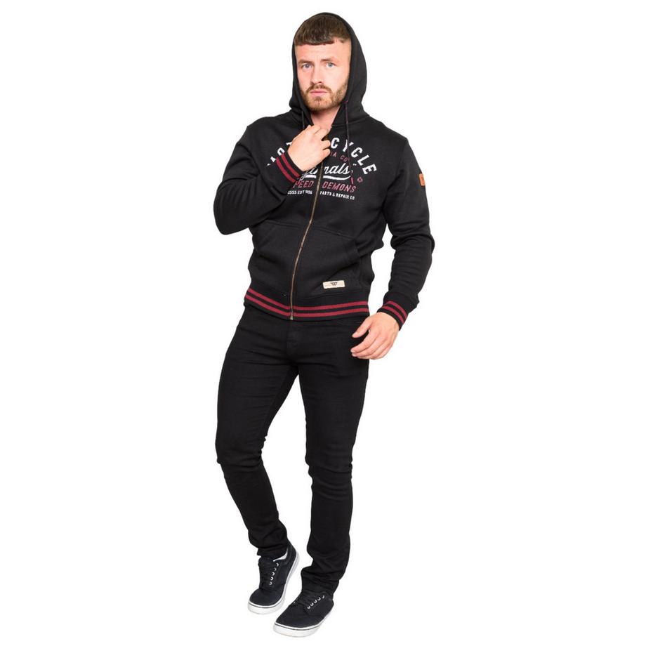 Duke Veste à capuche Patrick avec fermeture éclair intégrale  