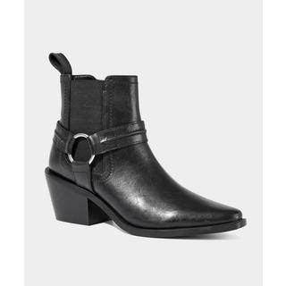 Joe Browns  Bottines western en cuir noir 