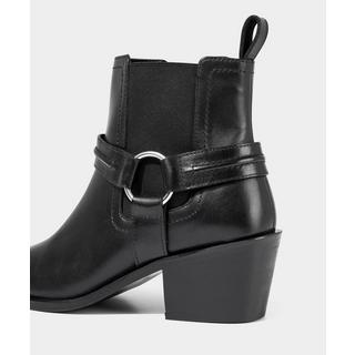 Joe Browns  Bottines western en cuir noir 