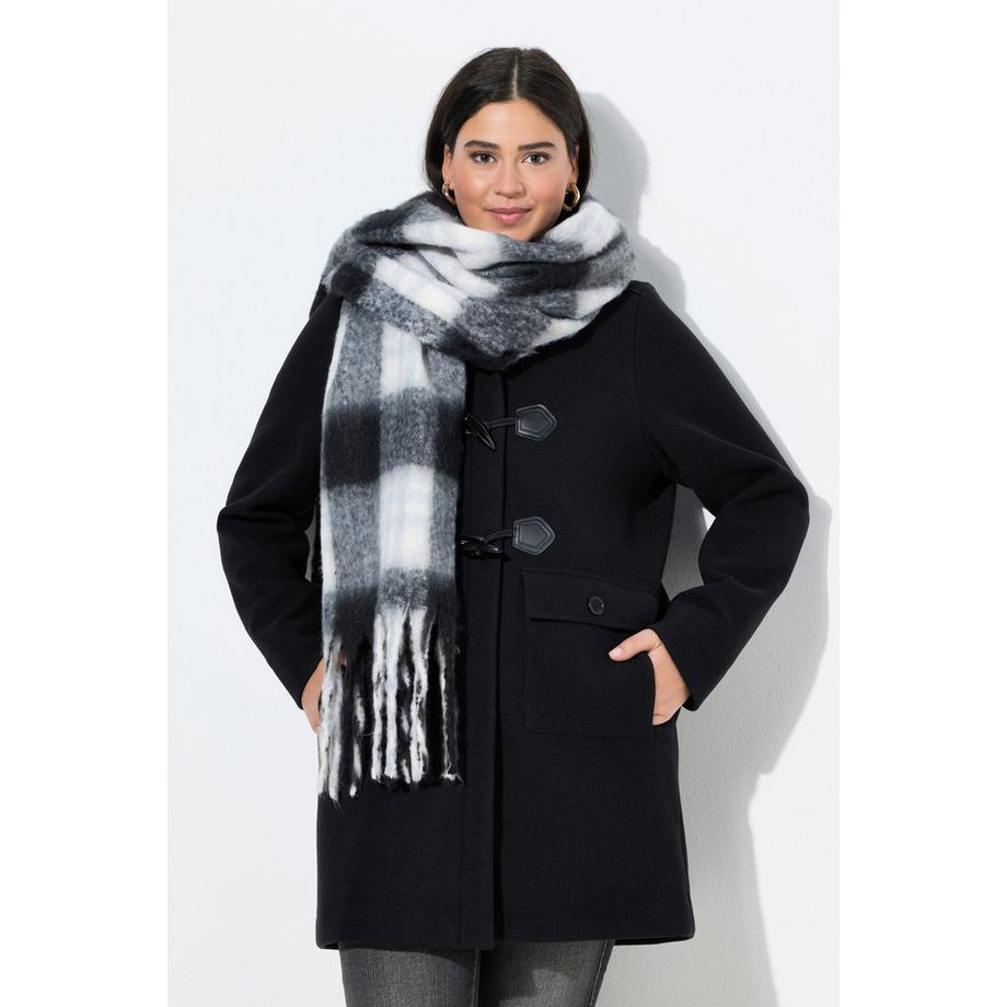 Ulla Popken Dufflecoat Knebelknöpfe Kapuze  