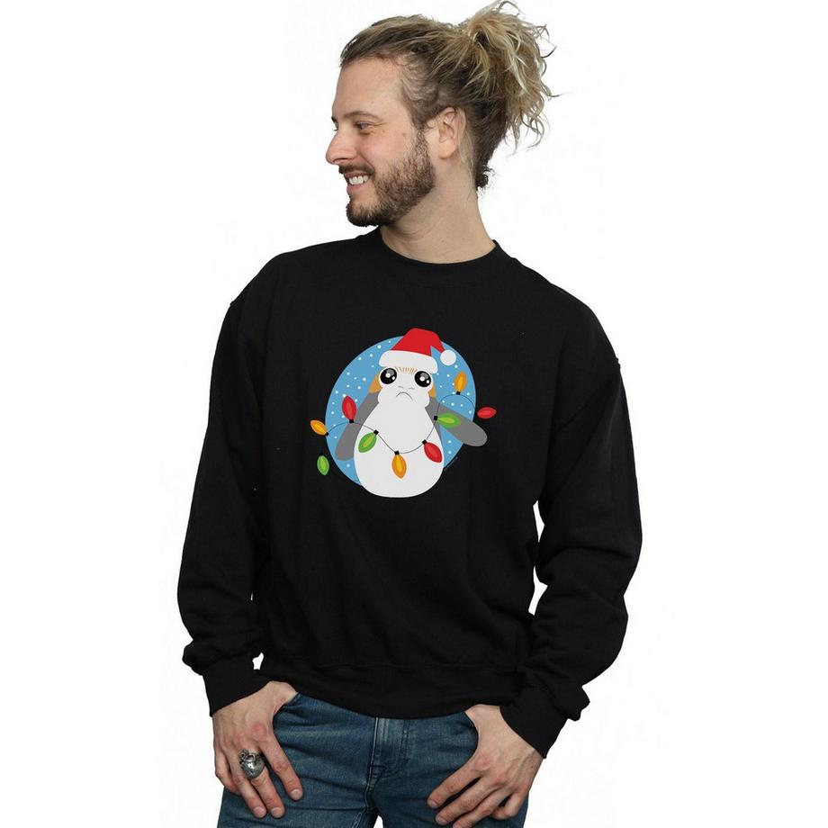 STAR WARS Star Wars The Last Jedi Porg Sweat-shirt de Noël  