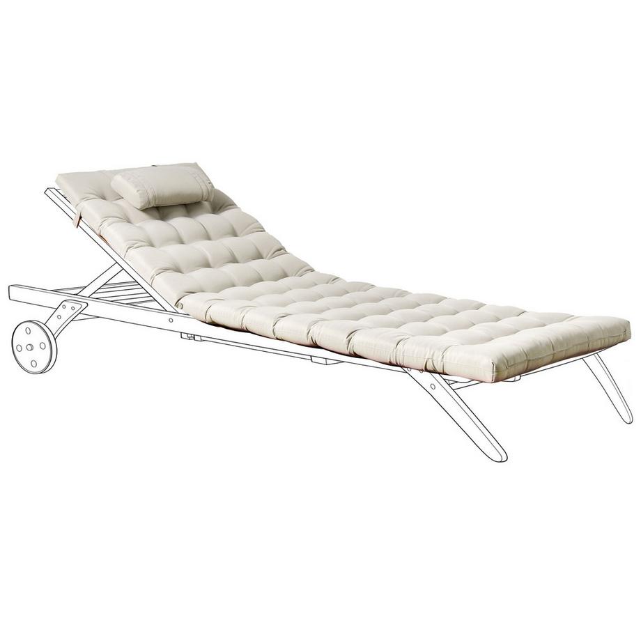 Coussin de transat extérieur en Polyester Moderne CESANA PREMIUM