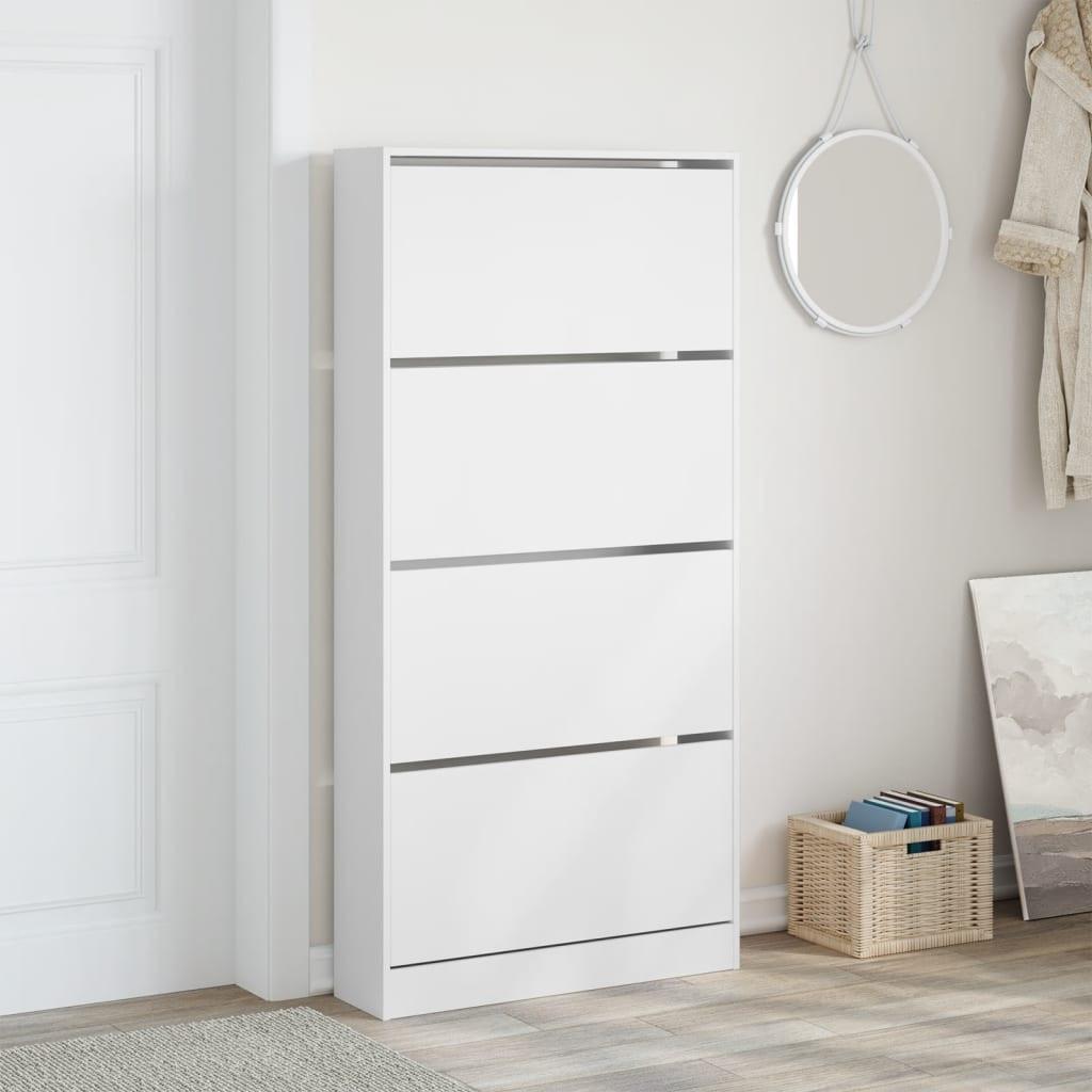 VidaXL Armoire à chaussures bois d'ingénierie  