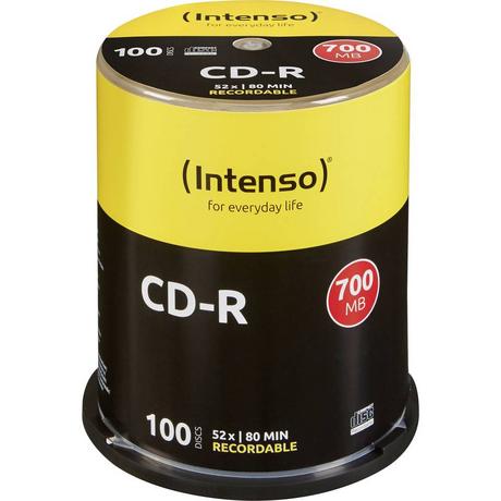 Intenso  CD-R80 700 MB 52x 100er Spindel 