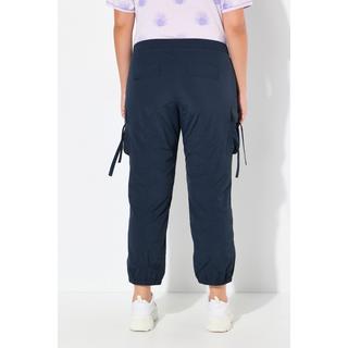 Ulla Popken Pantaloni Cargo Stile Utility Cintura Elastica Orli Elastici  