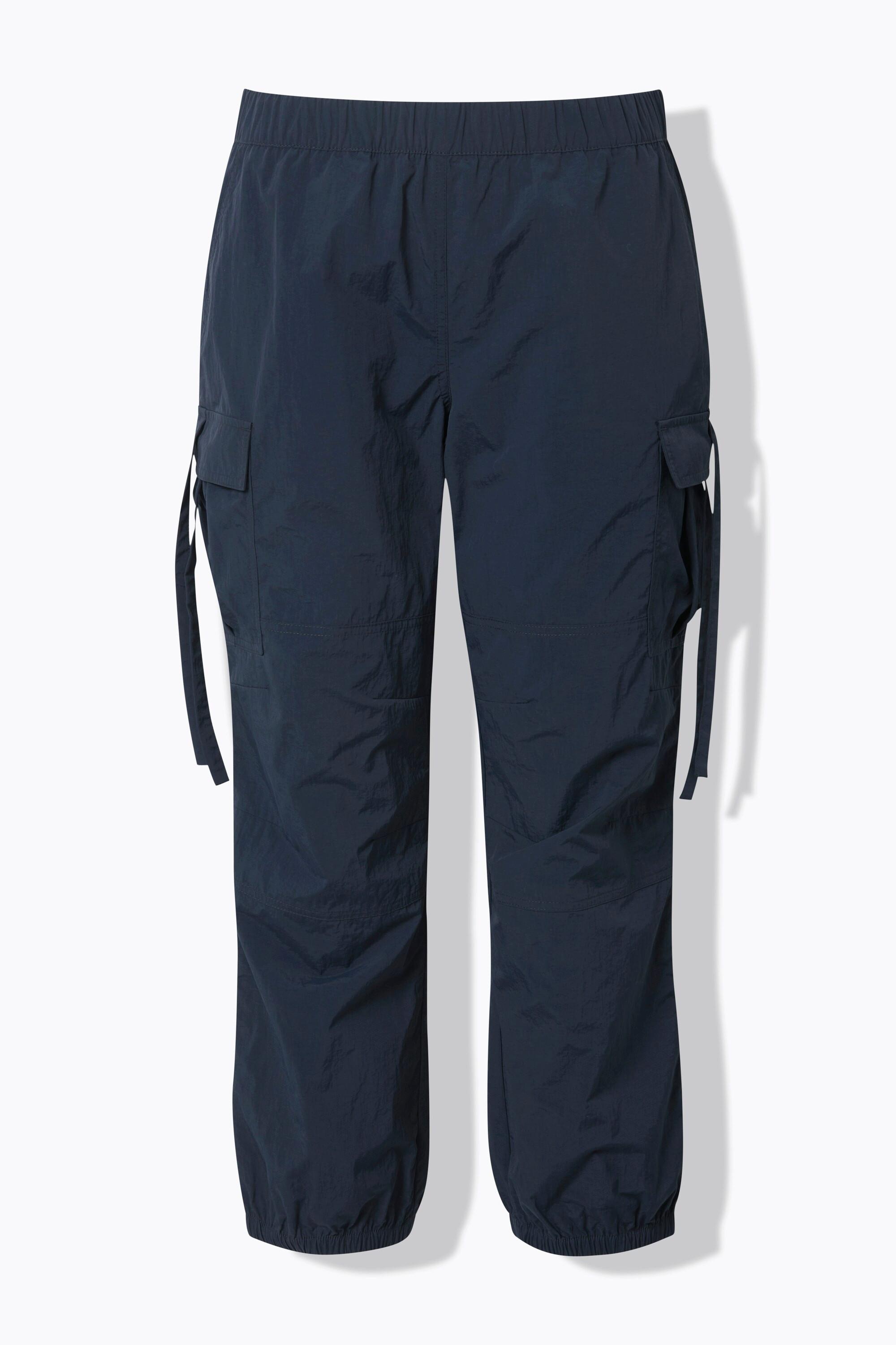 Ulla Popken Pantaloni Cargo Stile Utility Cintura Elastica Orli Elastici  