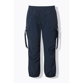 Ulla Popken Pantaloni Cargo Stile Utility Cintura Elastica Orli Elastici  