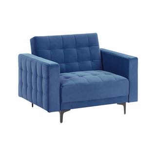 Beliani Fauteuil en Velours Moderne ABERDEEN  